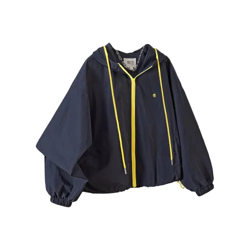 TOUCH Темно-синий женский короткий пальто