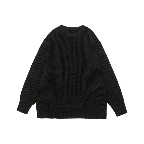 GOGOSOON Круглый вырез Свитер Топ Унисекс