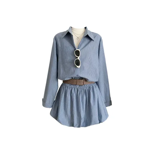 Udon House Длинное платье с длинными рукавами женское