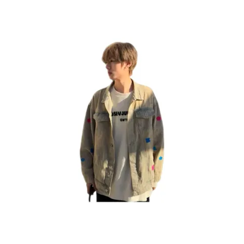 Wooden Rabbit Желтая Грязная Куртка Мужская