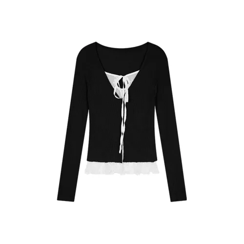 BVODE Черный Женский Трикотаж