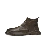 Коричневый с флисовой подкладкой