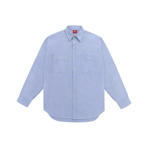 Checkitout Ветер Записка Синий Женские Рубашки