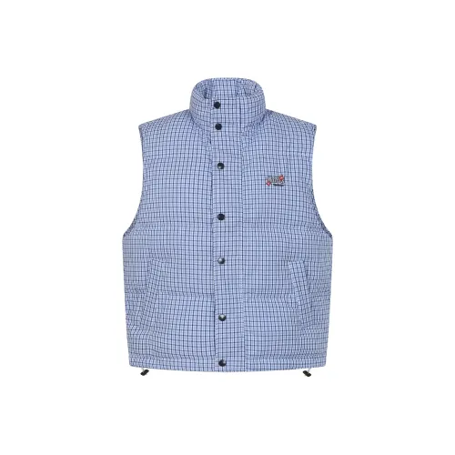 NANDCHN Синяя клетка Унисекс Пуховики