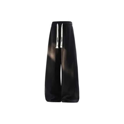 ZIRUNGE Черные Унисекс Повседневные Штаны