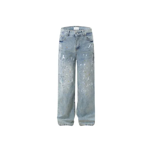 GBXM Краска Синий Унисекс Джинсы