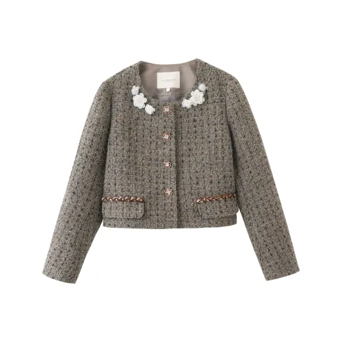 Miss Chipmunk Серый Женские Куртки