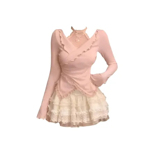 TIBINB Женские Комплекты с Юбкой