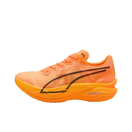 PUMA Deviate NITRO Elite 3 Дышащие Беговые Кроссовки Унисекс Пламя Красный Оранжевый