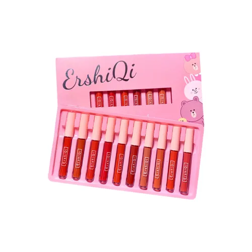 ERSHIQI Набор для макияжа Велюр Легко смешивается Естественный Длинный стойкий Матовый Финиш Увлажняющий