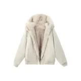 Экрю Хлопковый пуховик