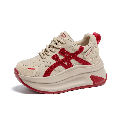 The Mystery Of Glamour Амортизация Низкий Топ Толстая Подошва Кроссовки Женские