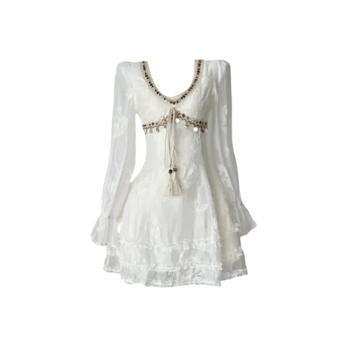 MA JOURNEE Длинное платье с длинными рукавами женское