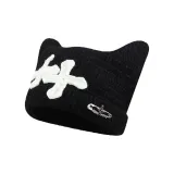 ⭐Ветряная мельница Булавка-Черный, Теплая шапка с ушами