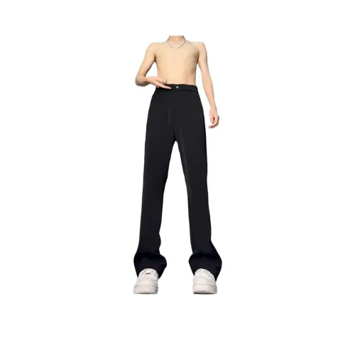 TANGQI Черные унисекс костюмные брюки