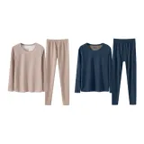 2 комплекта одежды (темно-синий + кофейный)