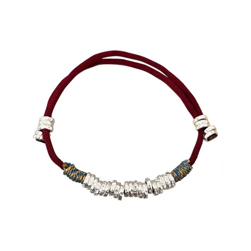 Yu Oval Bangle Хлопок Браслет Шнурки Унисекс