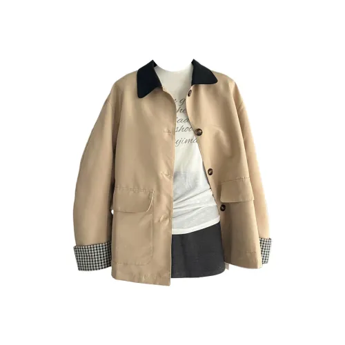 Local Gal Хаки Женская Тренч