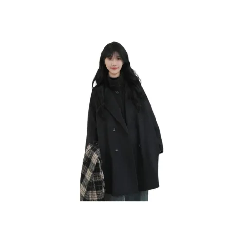 JOPPTI Черное Женское Пальто