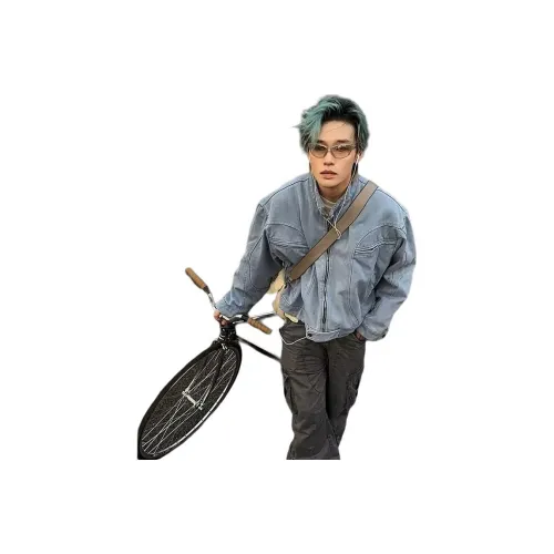 FRLMK Синий Мужской Джинсовые Куртки