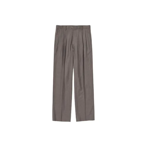 Auralee FW25 SUPER LIGHT Шерсть Два Tuck SLACKS Повседневные брюки Мужской