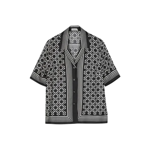 JONATHAN SIMKHAI Черный Белый Женские Рубашки