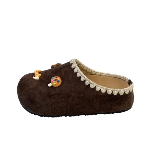 Aimilian Резиновая подошва Нет Особенный Эффект Домашние тапочки Женские