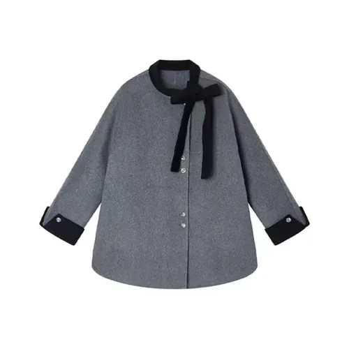 Meanalot Серый Пальто Женское Пальто