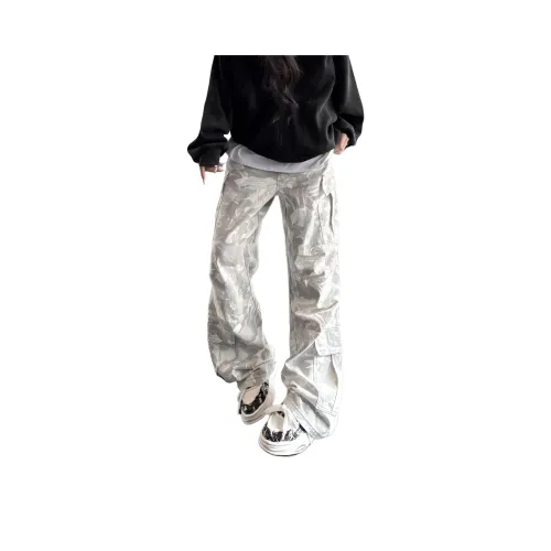 KAIZZGAO Камуфляж Мужские Карго Брюки