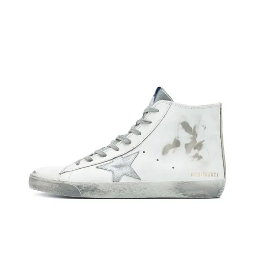 Golden Goose Francy High Топ Стильные Скейтбординги Мужской Белый