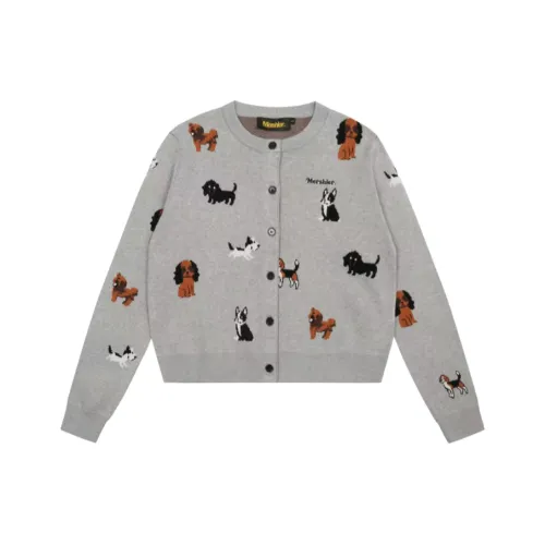 Wang Leshi Серый Женский Трикотаж