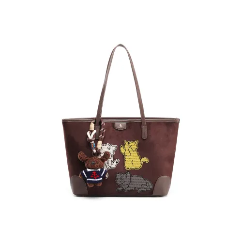 MISS GAIL Синтетическая кожа Одно плечо Сумка Обычный Женский Велюр Кошка