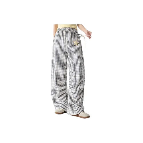 PISYPOX Blue Unisex Casual Pants PISYPOX Синий Унисекс Повседневные Штаны