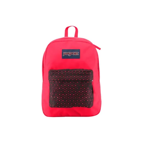 JanSport Полиэстер Рюкзак Стандартный Унисекс Красный