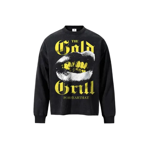 FOR FEAR THAT Промытый черный Унисекс T-рубашки