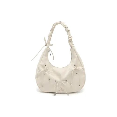 SNOOPY PU (полиуретан) Сумка через плечо Стандартная Женская Бежевая