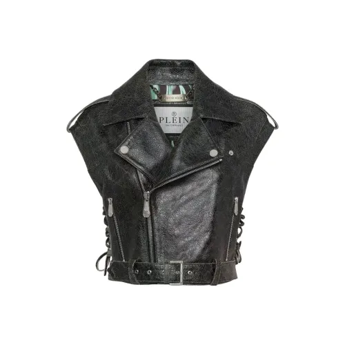 PHILIPP PLEIN Черные Женские Жилеты