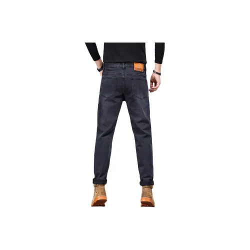 ZENGZHI Джинсы Облегающий крой Прямой крой Унисекс