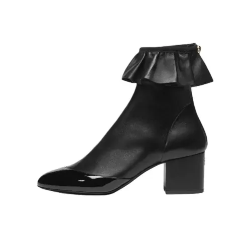 CHANEL 25K Ботильоны 6 см Женские Черные