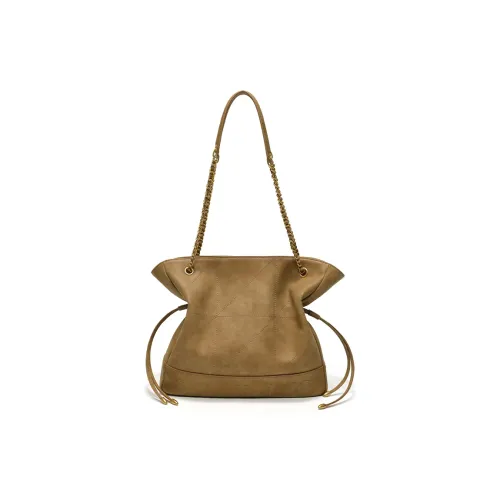 Simedin Сумка через плечо из коровьей кожи стандартная женская Warm Camel коричневый