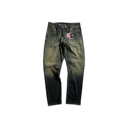 MG Синий Мужской Джинсы