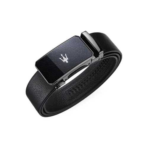 Maserati Ремни из коровьей кожи мужские металлические 3,5 см