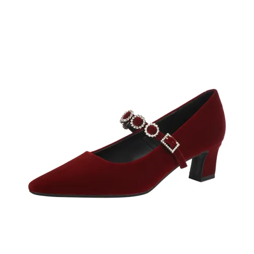 Beijiani Грубый каблук Высокие каблуки 5 см Женские