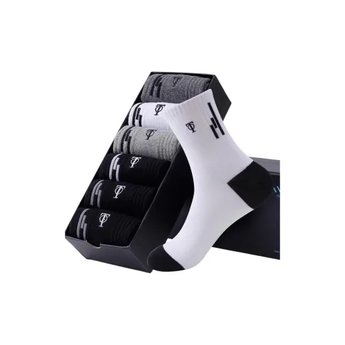 MAXDAVID 99175 Смешанный цвет 6 пар Мужские носки MID до икры