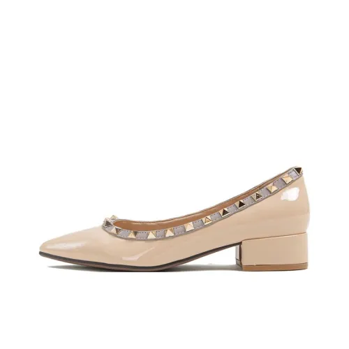 Lan Miao Грубый каблук Высокие каблуки Женские