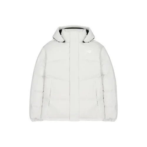 New Balance Light Gray Unisex Down Jackets New Balance Светло-серый унисекс пуховики