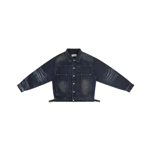 CAT'S PAW Синий Унисекс Джинсовые куртки