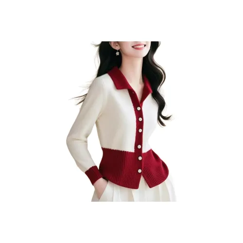 HAPG Красный и Белый Женский Трикотаж