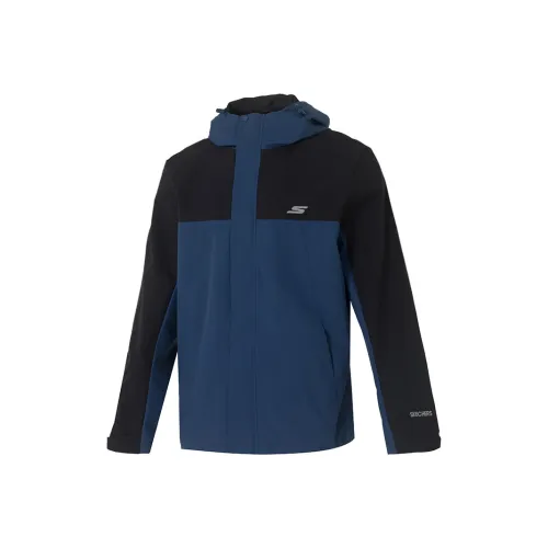 Skechers Индиго Синий 05CT Мужская Куртка