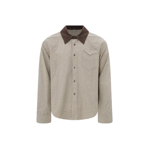 FDMWAVE Хаки Мужские Рубашки